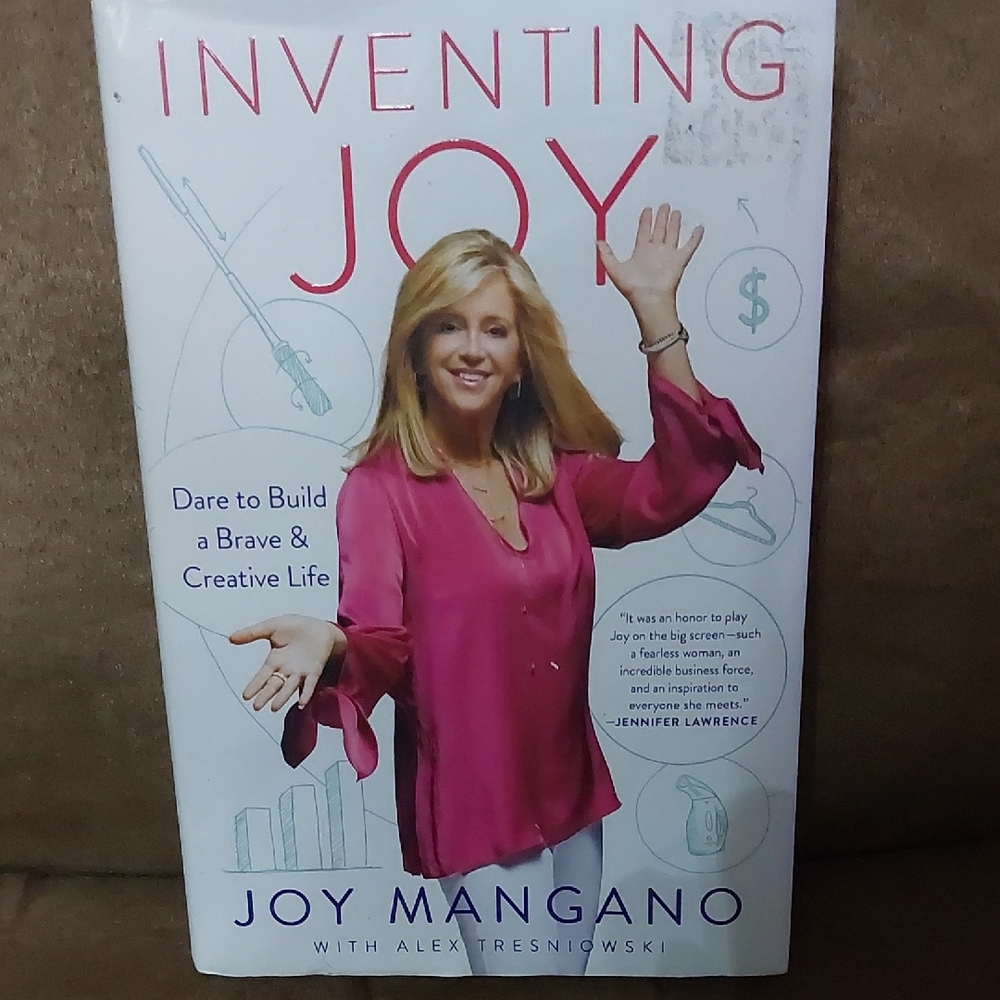 📚 Inventing Joy by Joy Mangano - White and Pink Cover